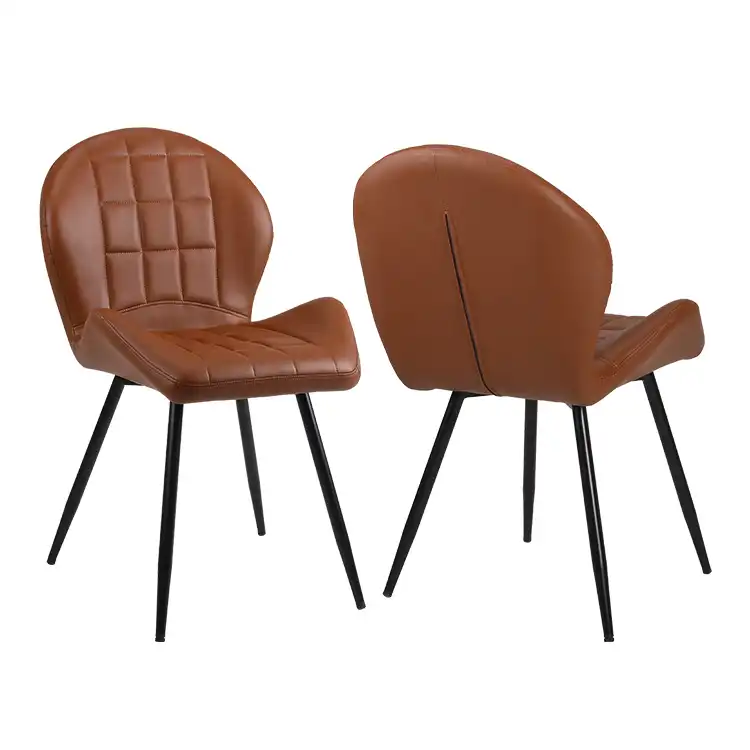 Pu leather dining chair